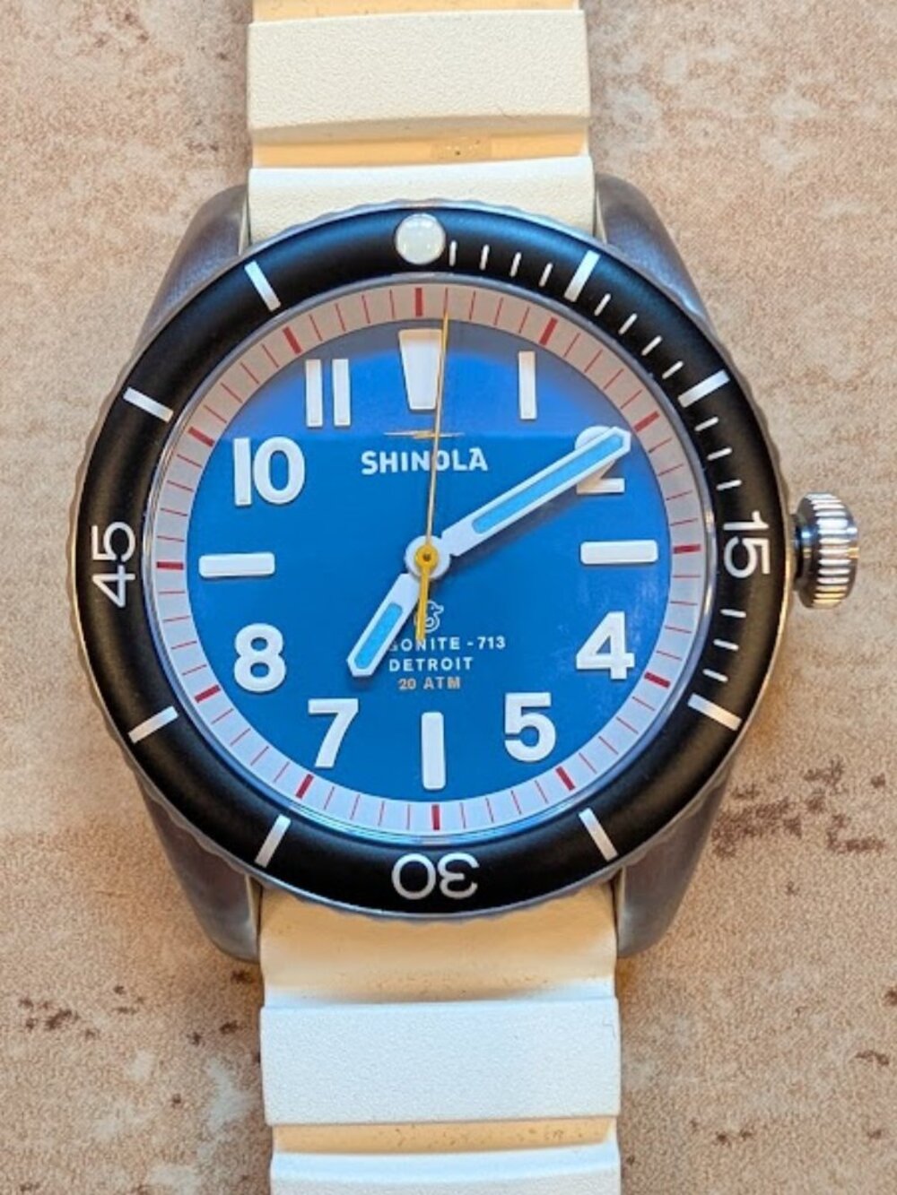 Shinola Duck Watch 42mm Blue